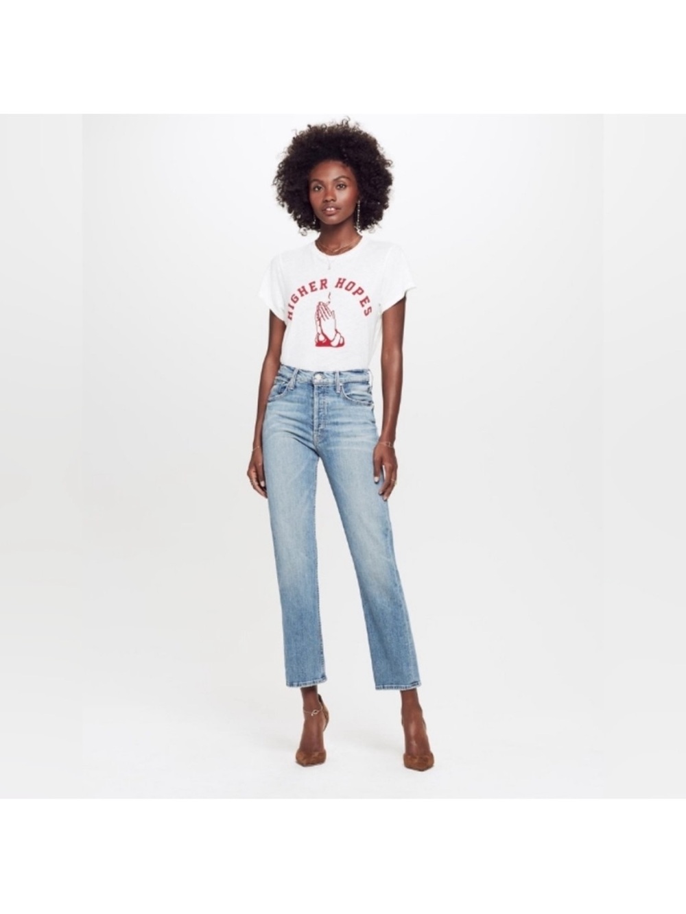 MOTHER Tomcat Ankle Jean in Secret Sister wash